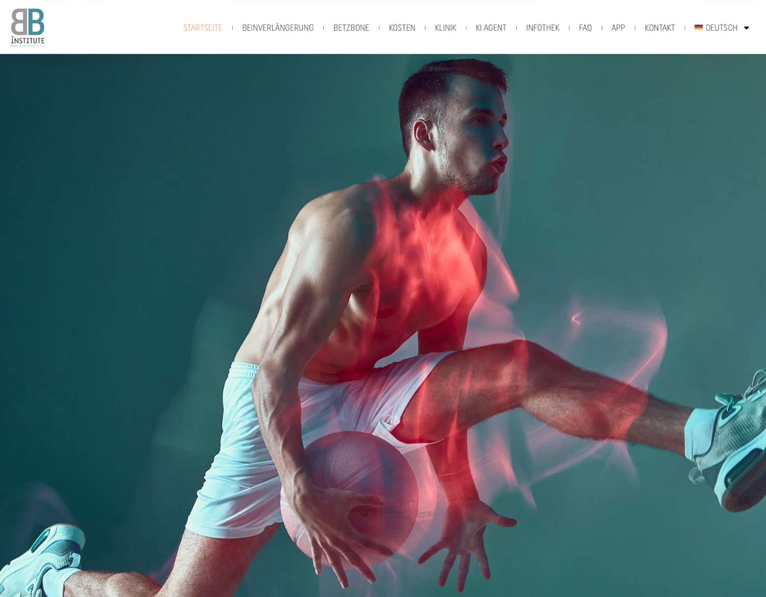 A person at a medical institute